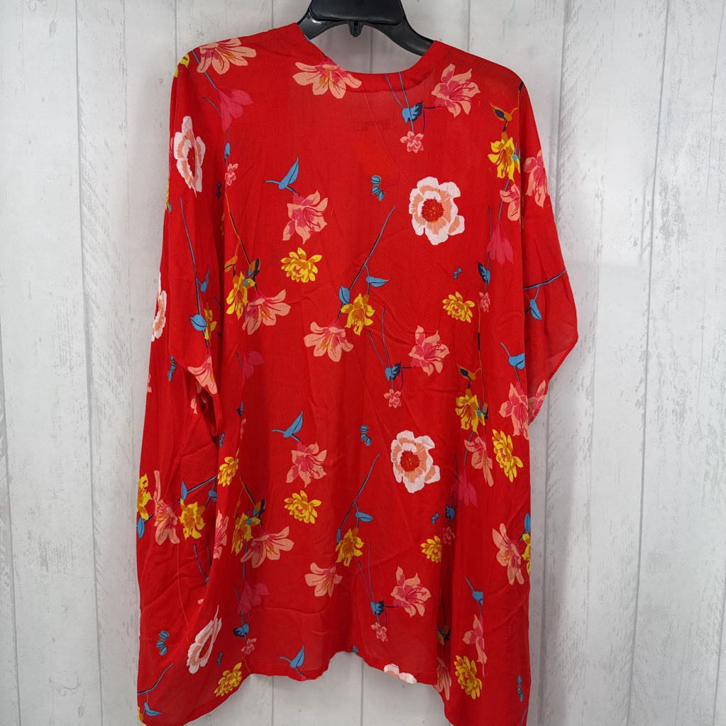 XS/S flo print ruana