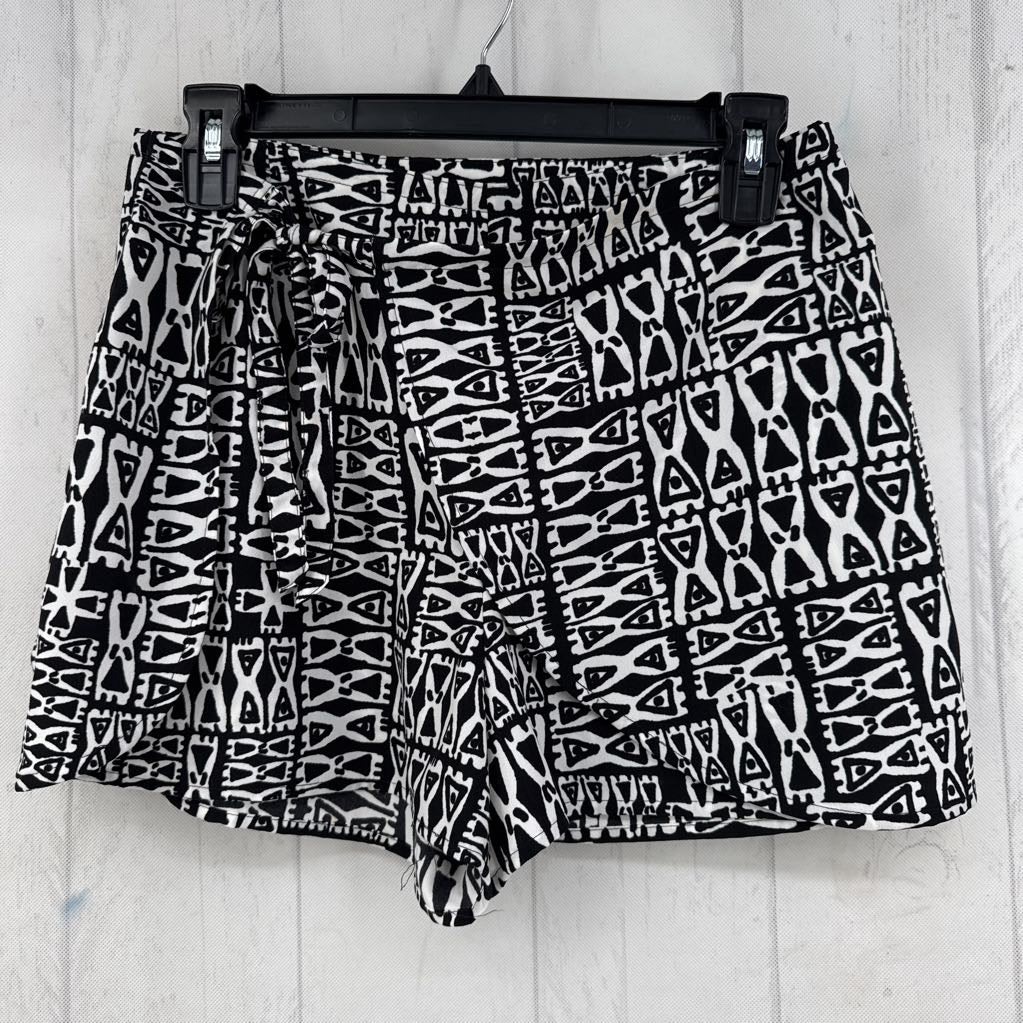 XS printed wrap shorts