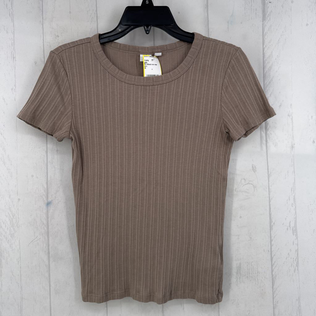 M ribbed s/s tee