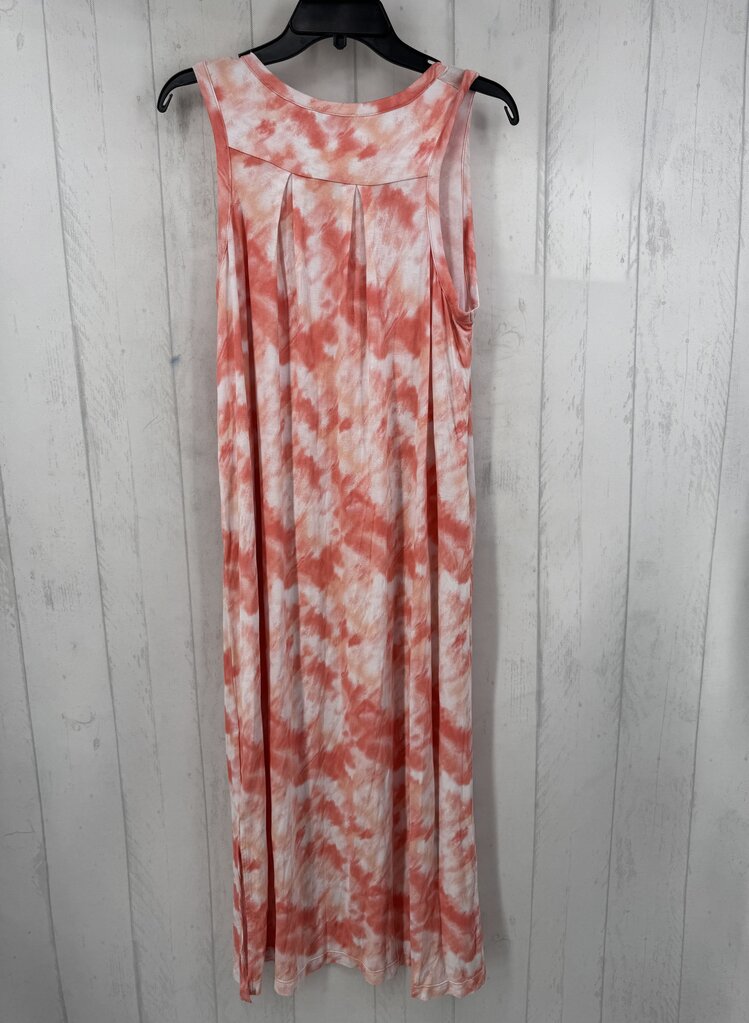 M tie-dye v-neck slvls dress