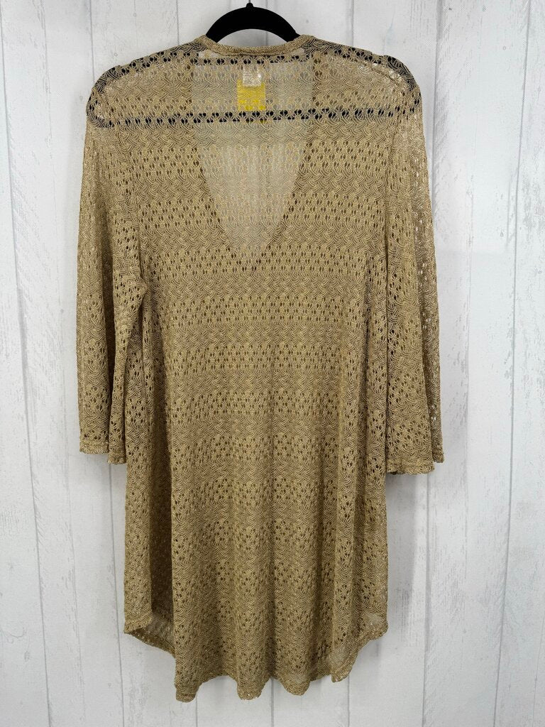 XL crochet 3/4 slv cover up