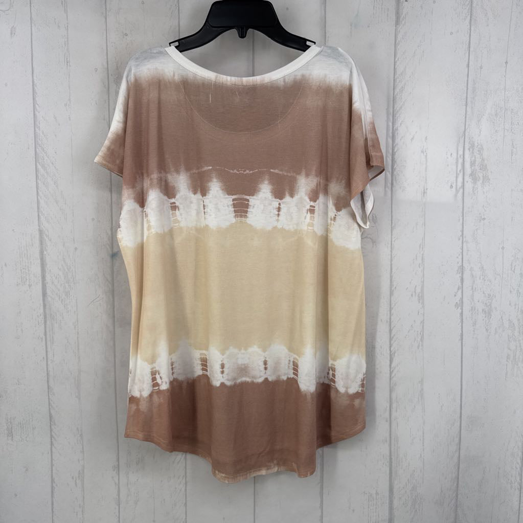 XL tie-dye s/s top