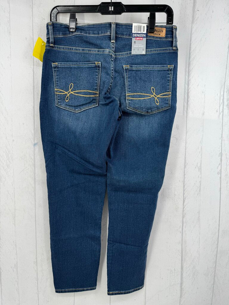 6 skinny crop jean