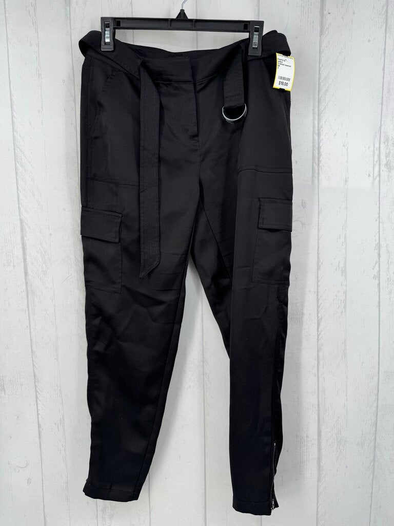 2 belted tapered leg pant