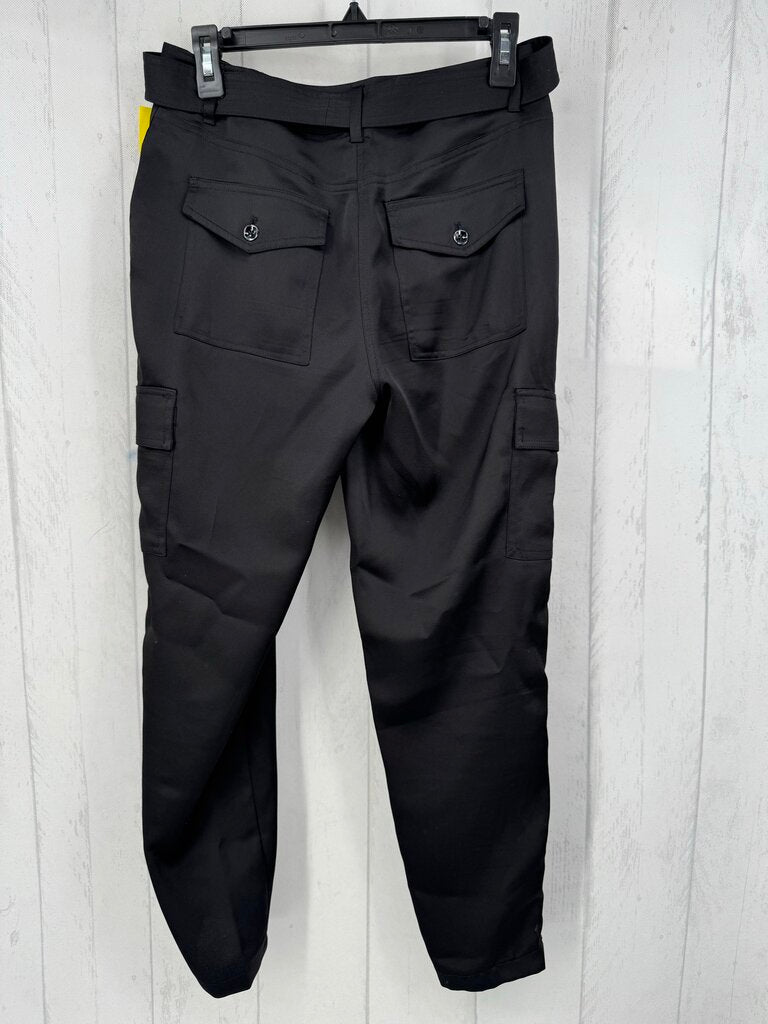 2 belted tapered leg pant