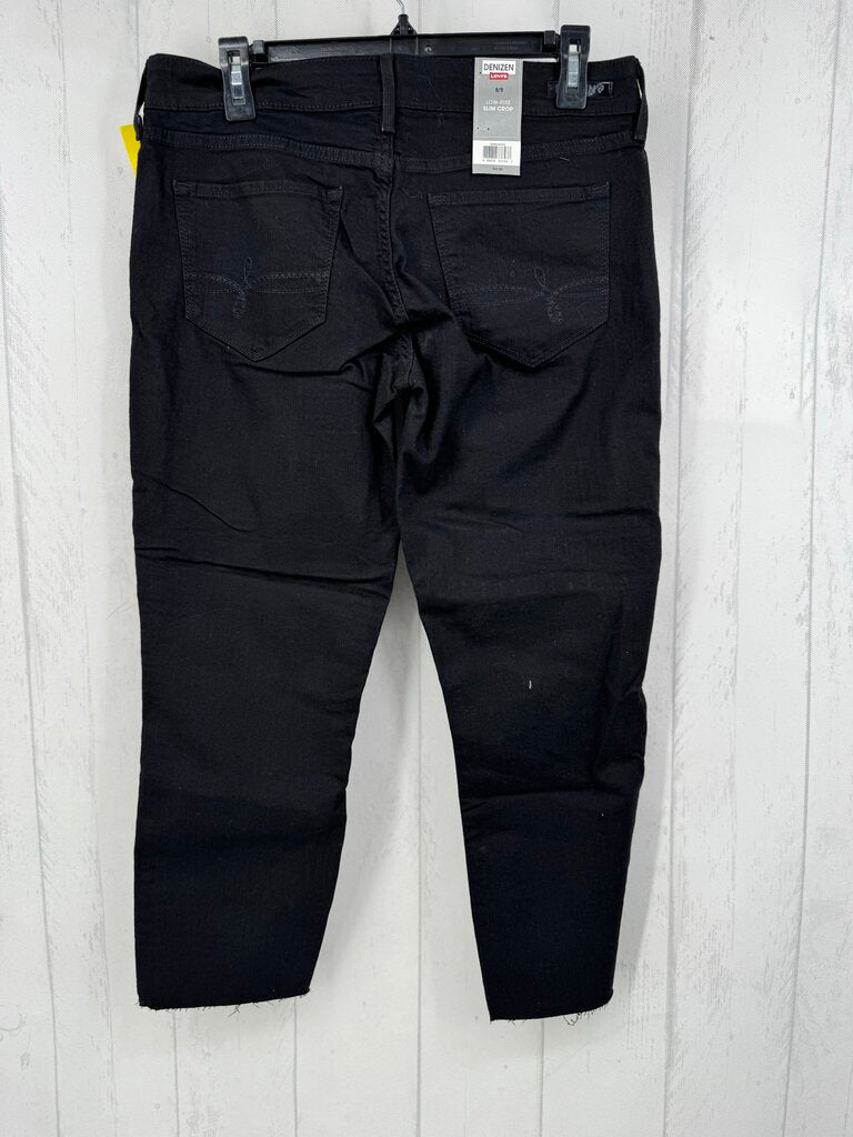 R48 8/9 low-rise slim crop jean