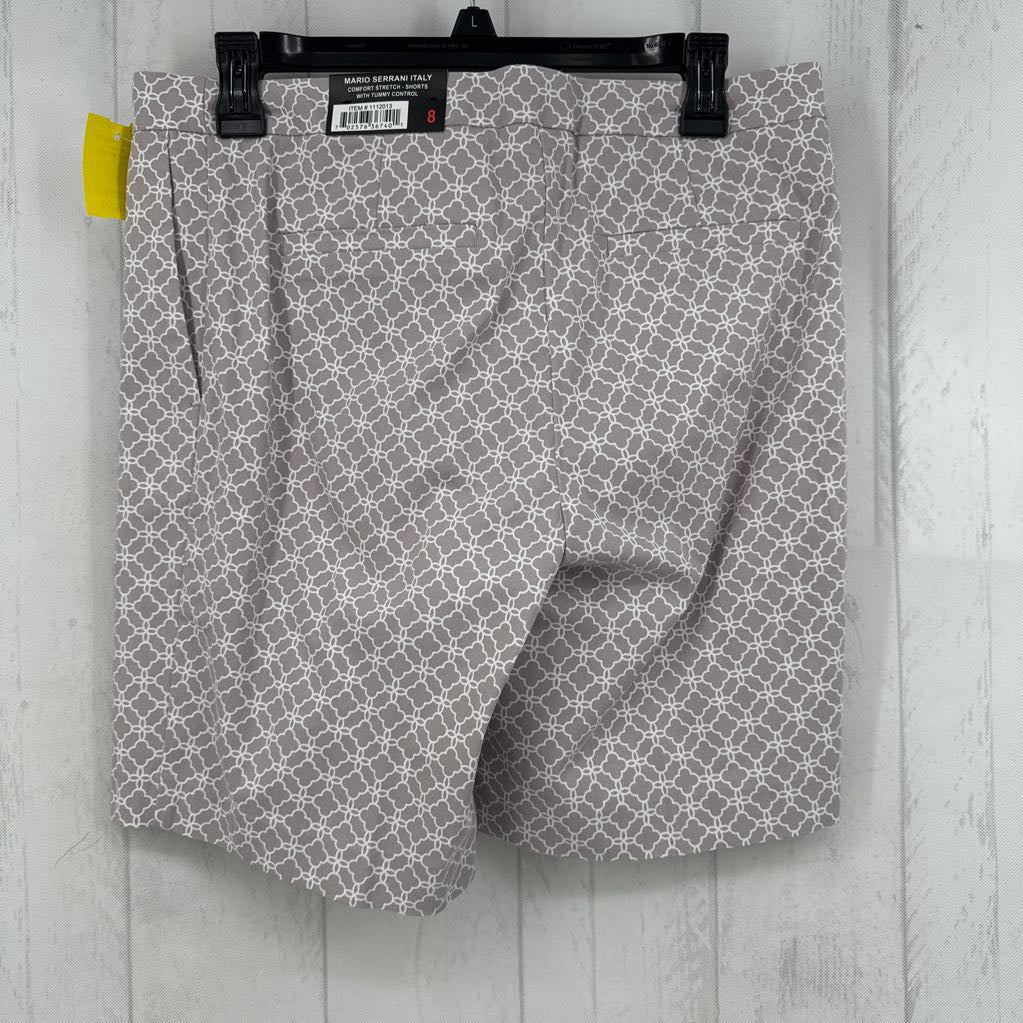 8 printed cotton stretch shorts