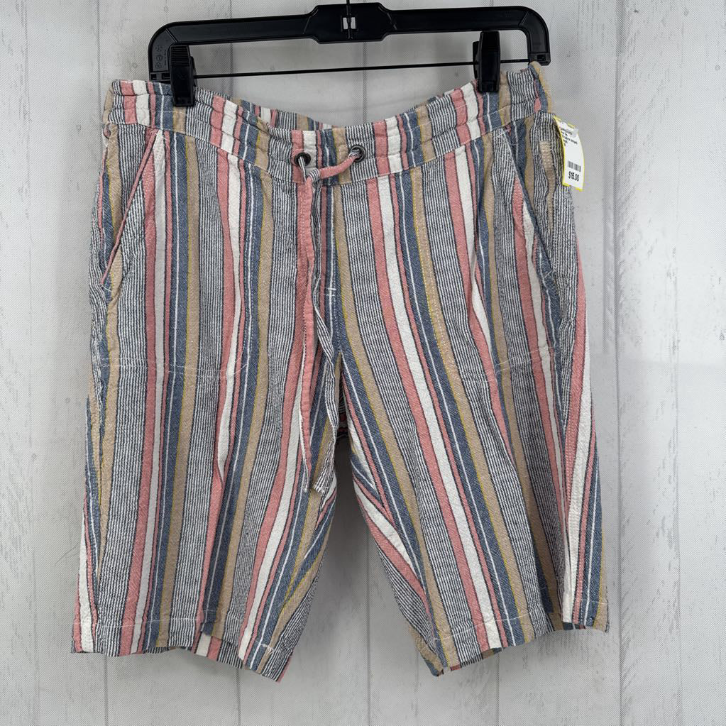 M pull-on striped shorts