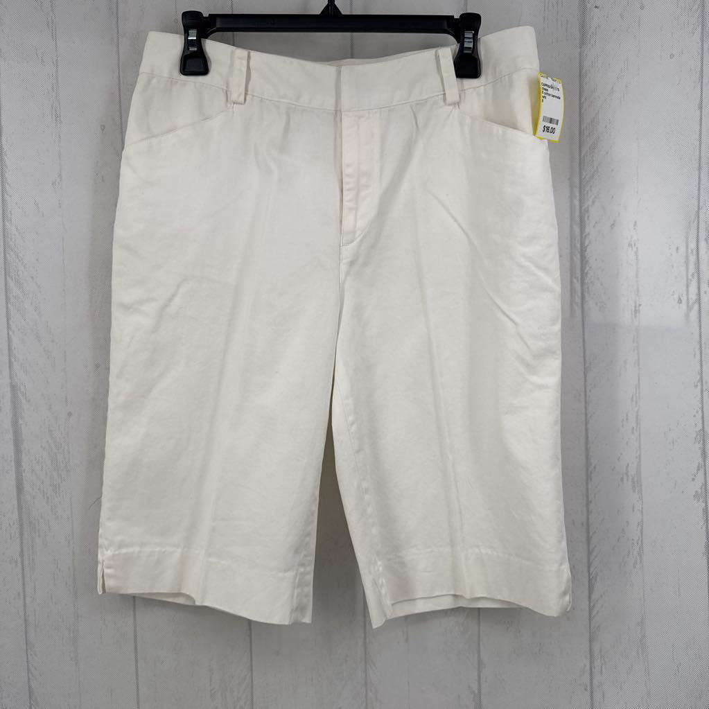 8 cotton bermuda shortscapr
