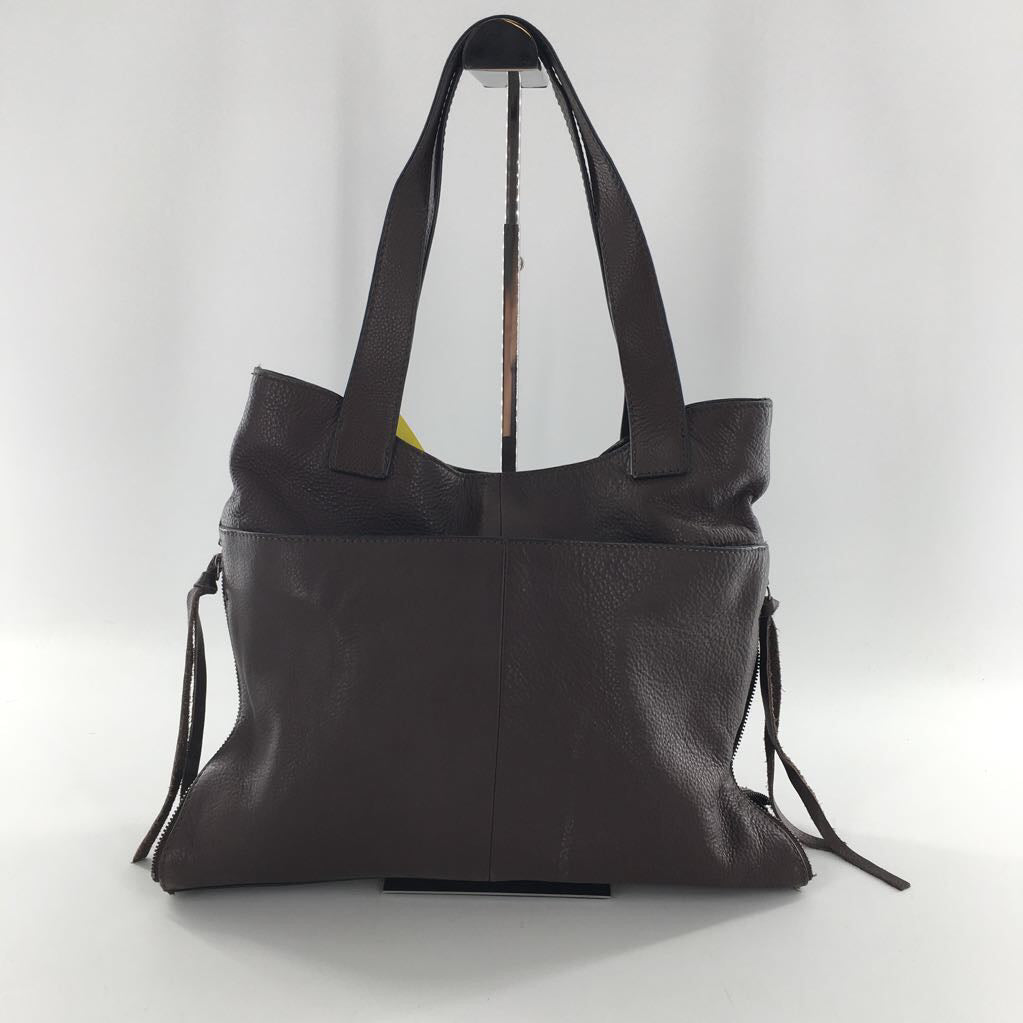pebbled leather handbag