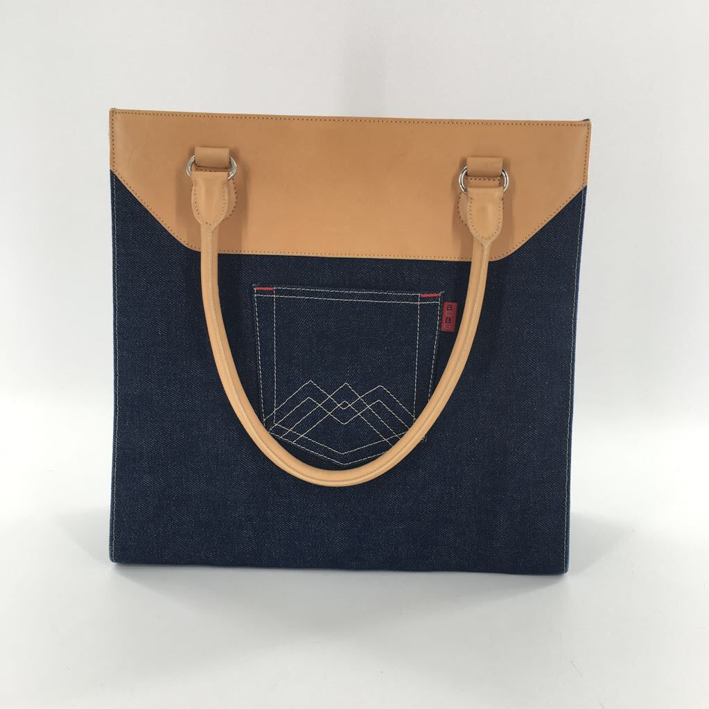 denim handbag