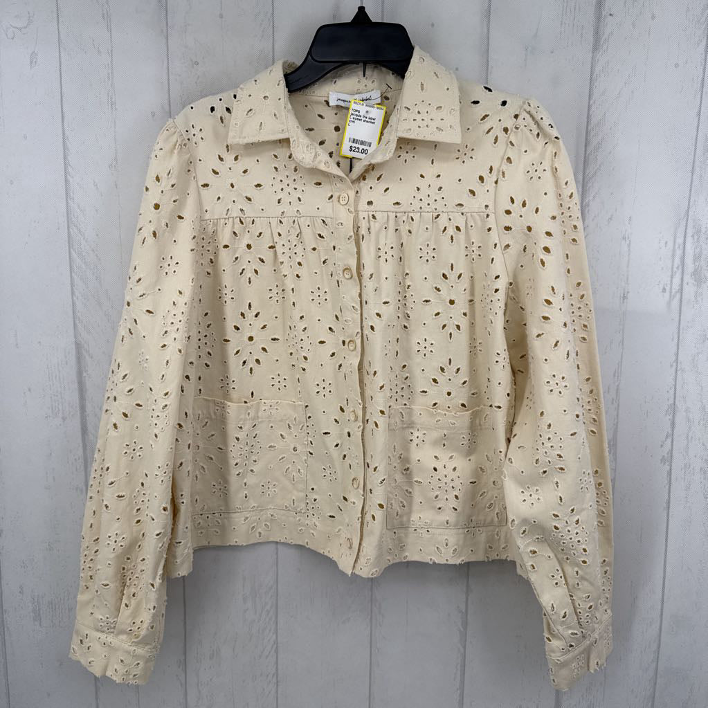 L eyelet shacket