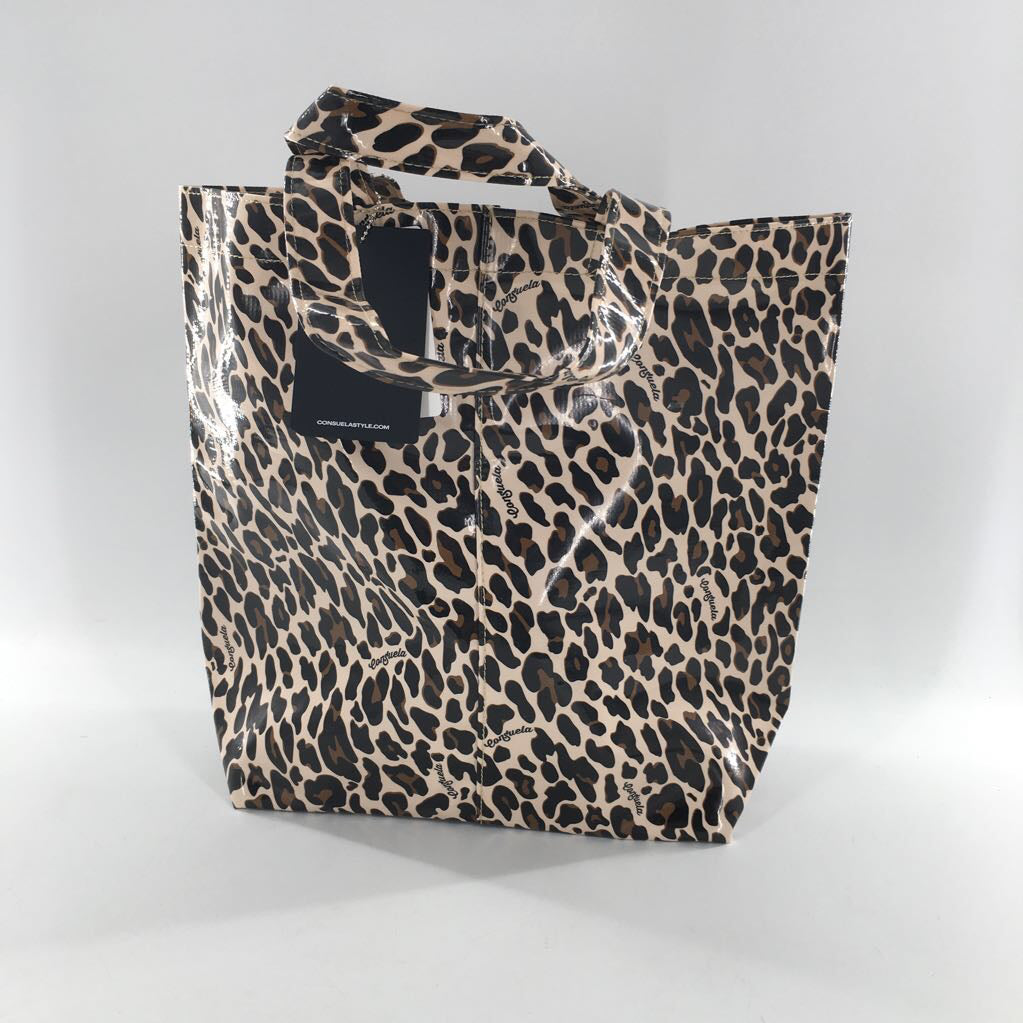 animal print tote bag