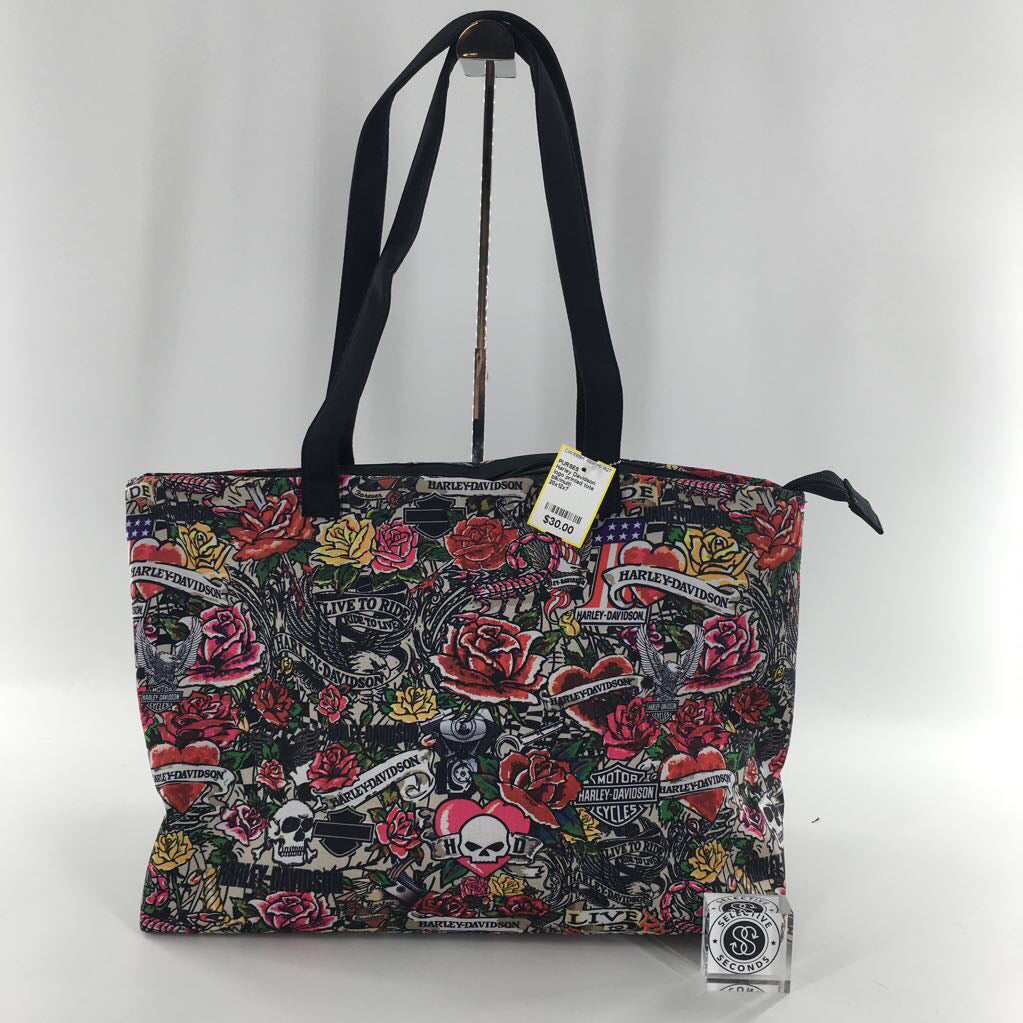 logo printed tote bag