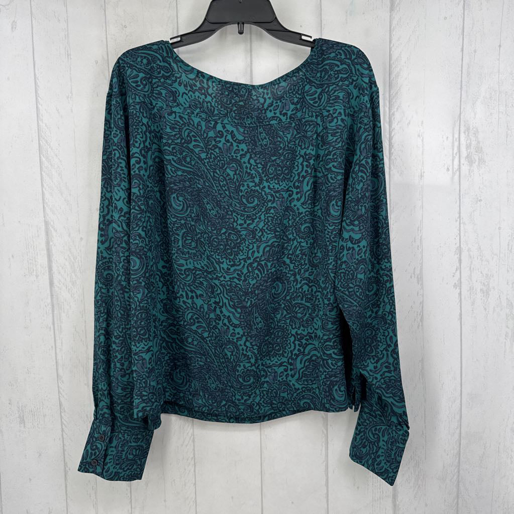XL paisley print l/s top