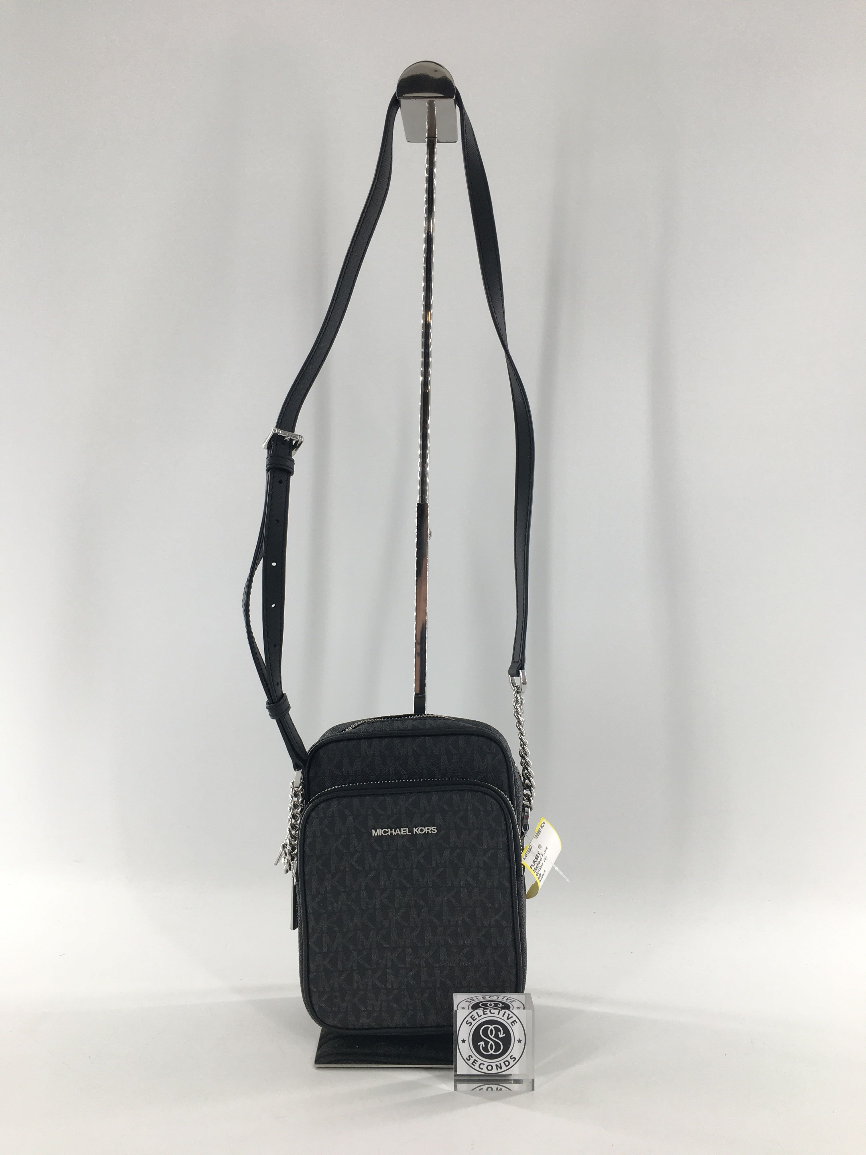 double zip monogram crossbody