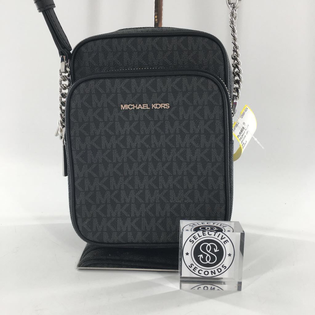 double zip monogram crossbody