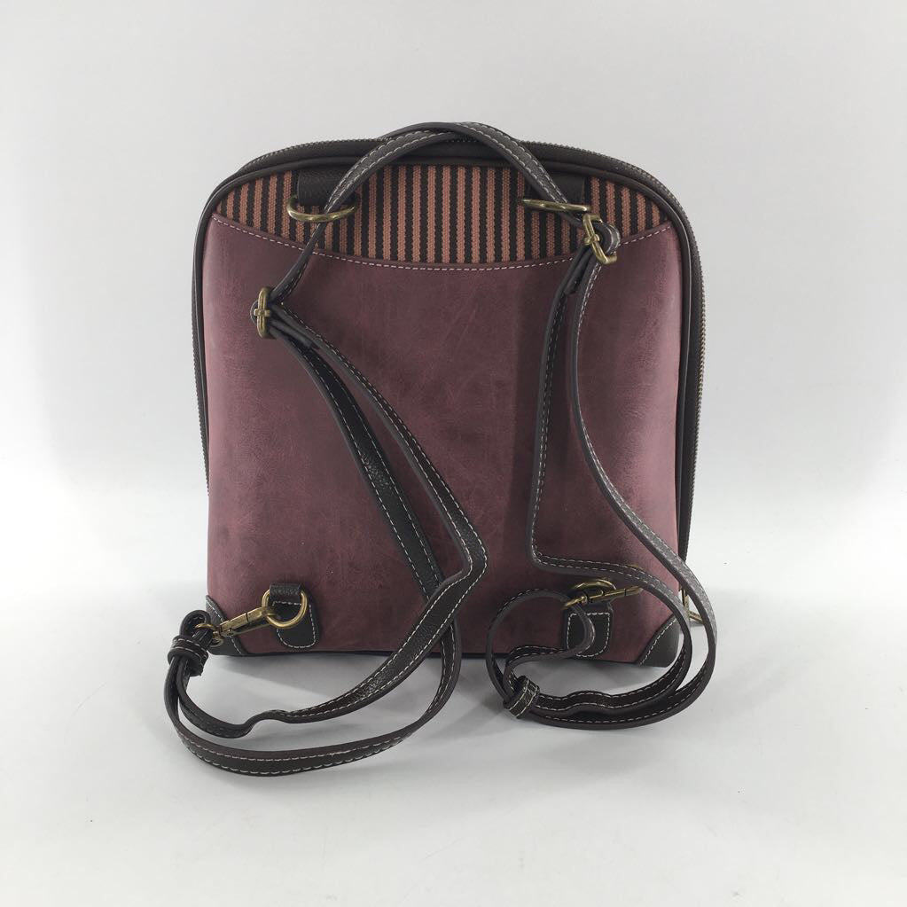 convertible backpack w/ detailed stitch paw print applique designs