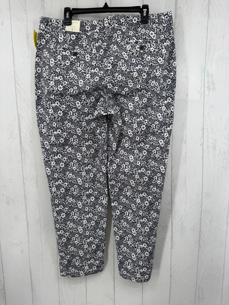 16 flo print chino