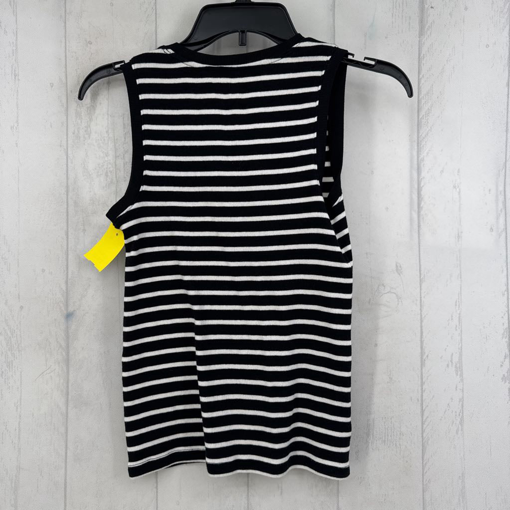 S ribbed striped tank