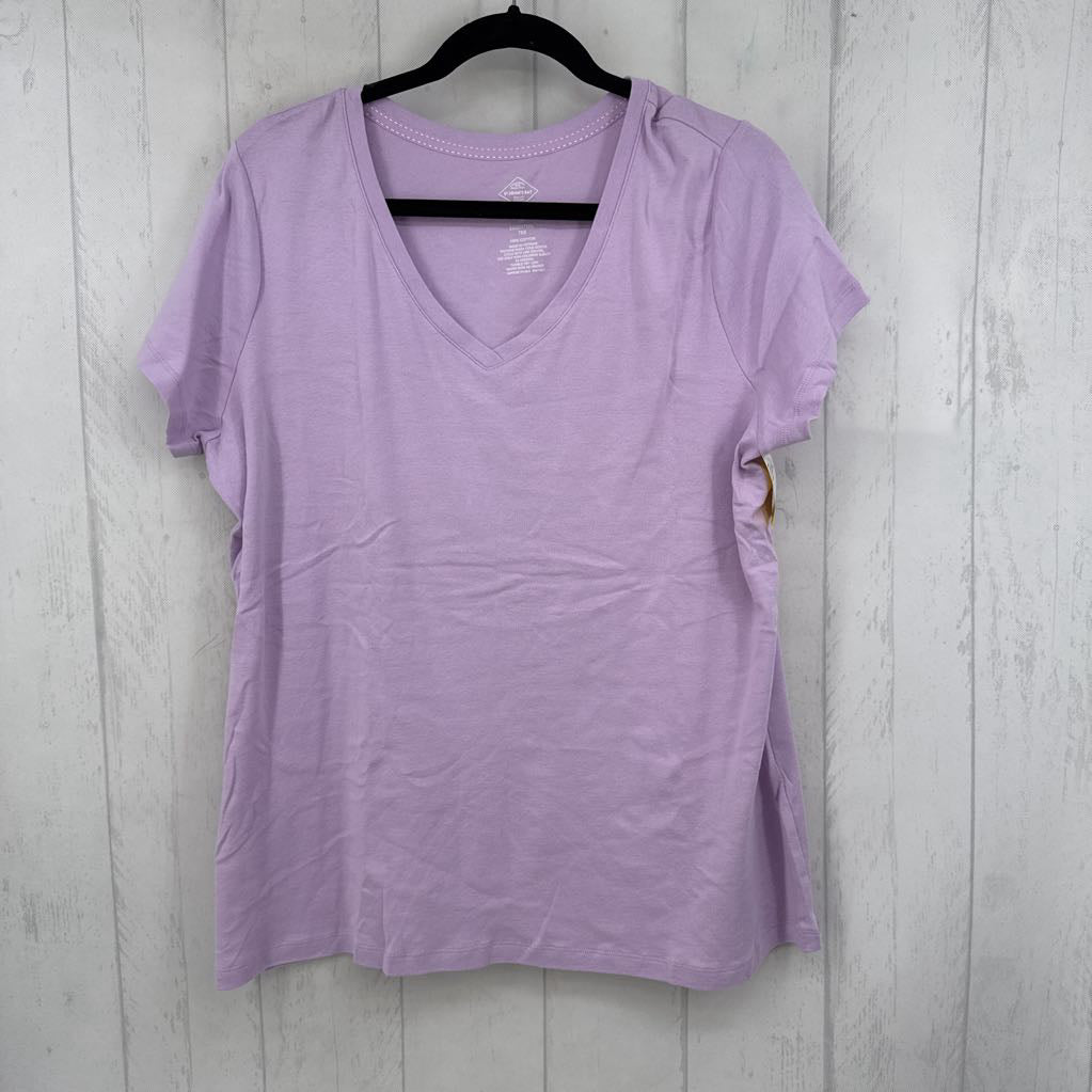1X v-neck s/s tee