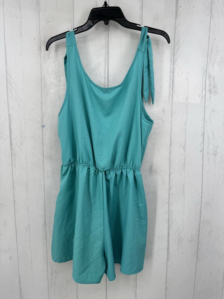 XL button front slvls romper