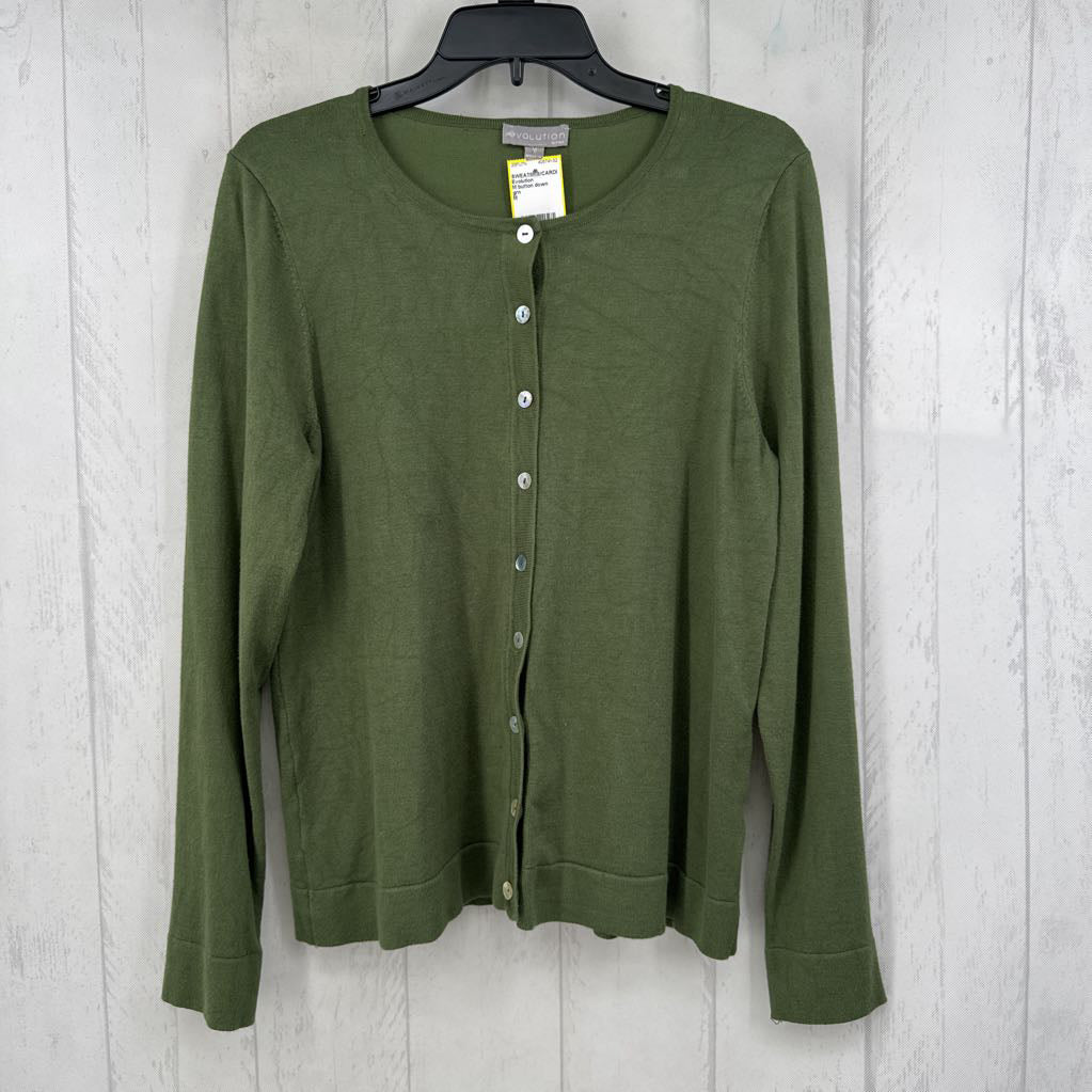 M button down cardi