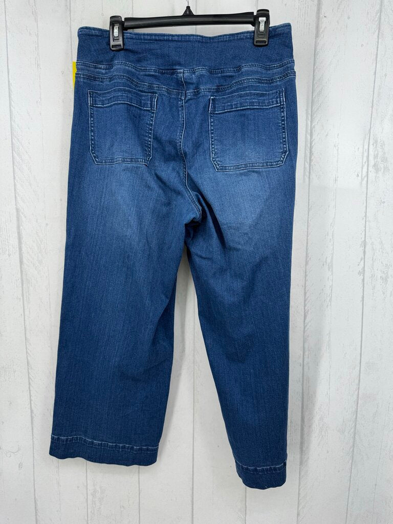 14 pull-on crop jeans