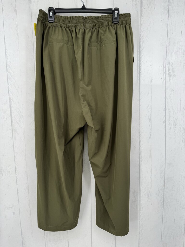 1X pull-on wide leg pant