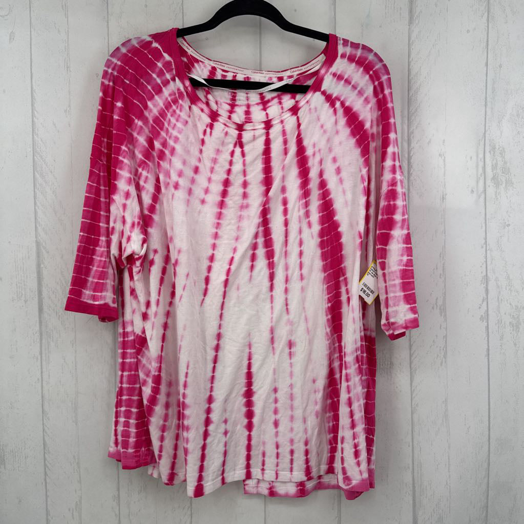 1X tie-dye drop shoulder tee