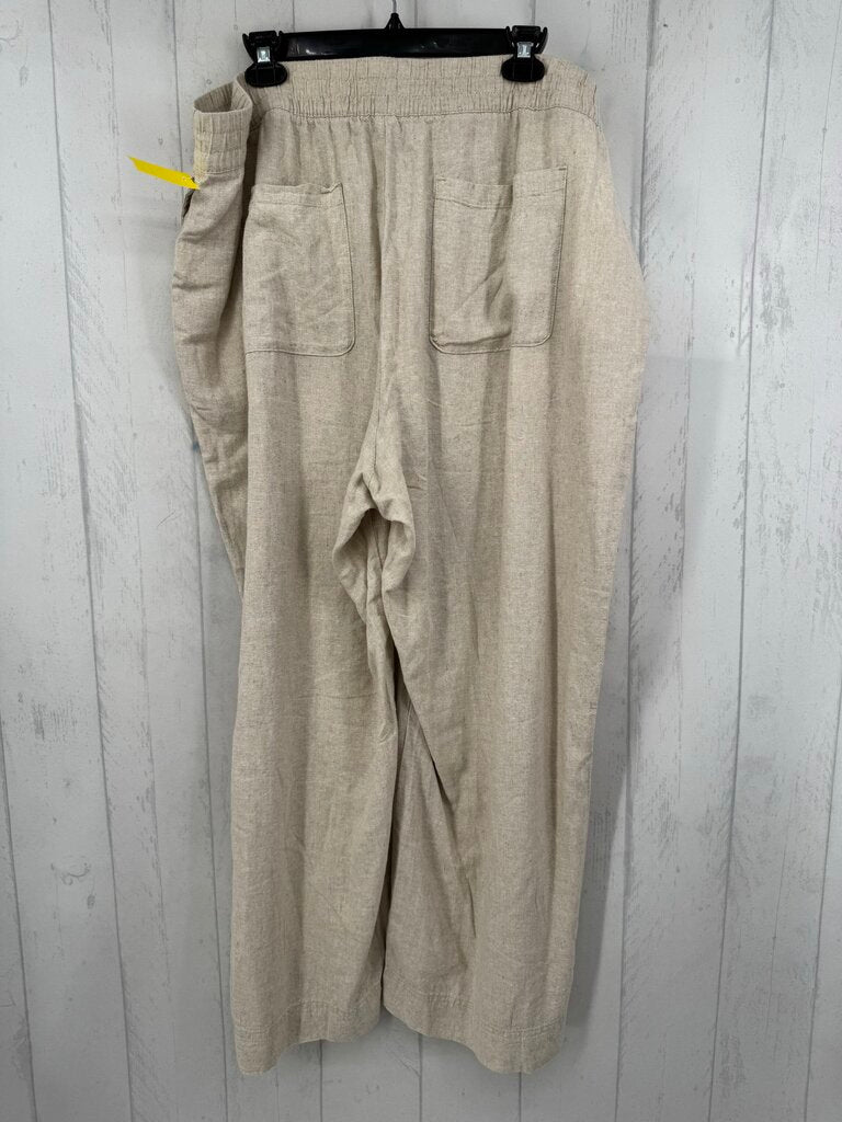 XXL hi-rise wide leg pant