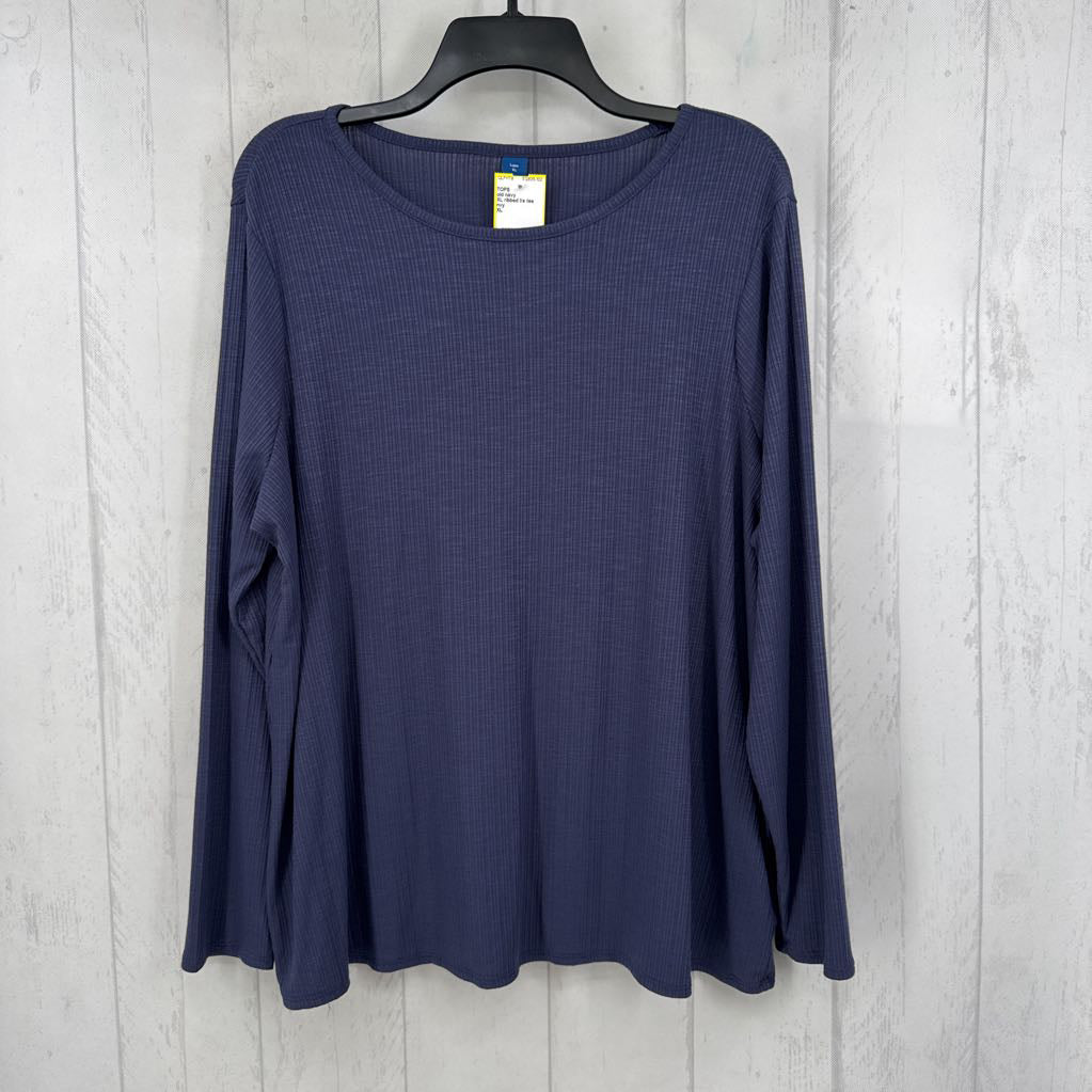 XL ribbed l/s tee