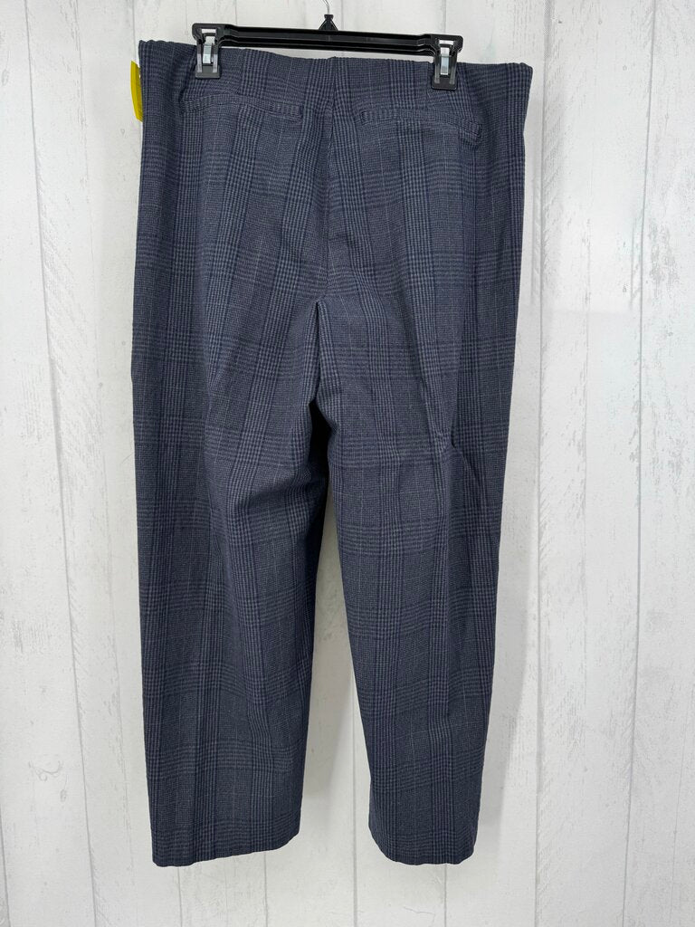 XL checkered pull-on trouser
