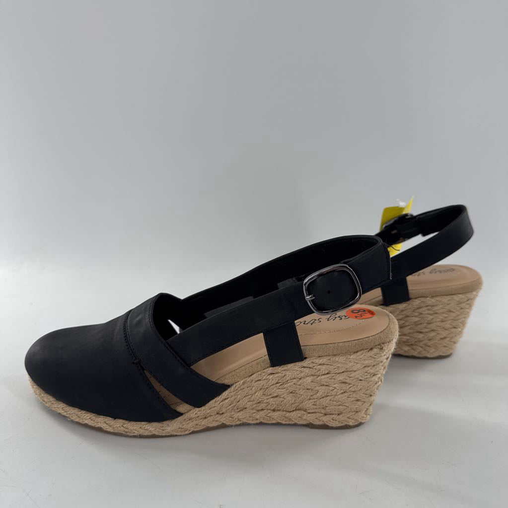 8.5 espadrille sling back wedges