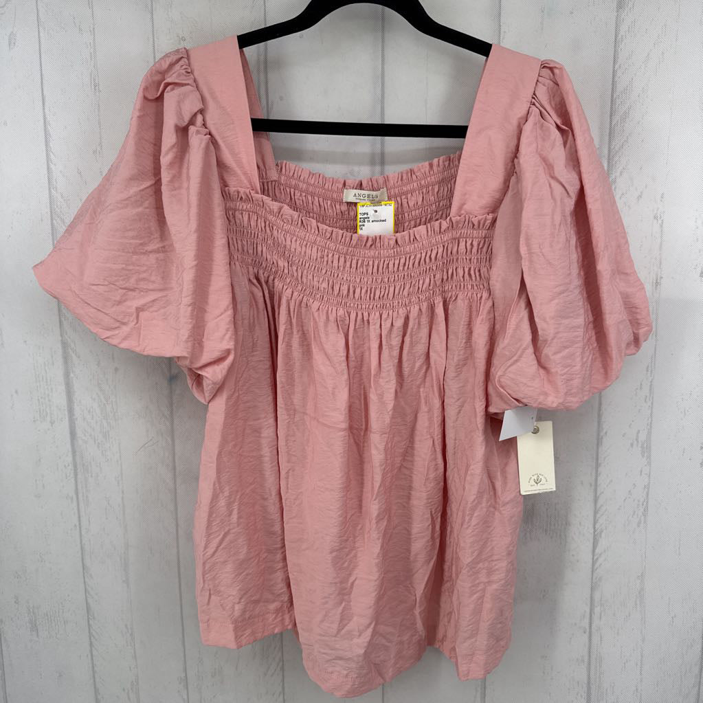 R36 1X smocked s/s top