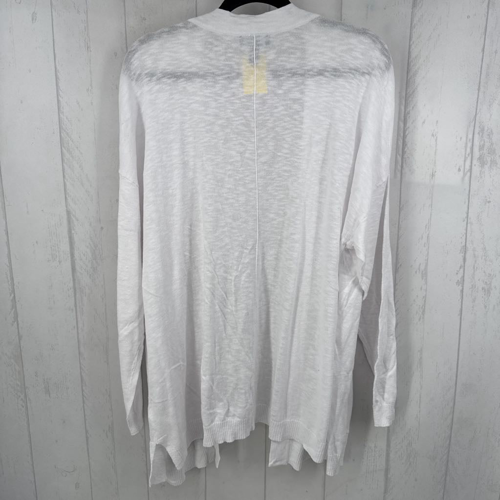 1X open front cardi