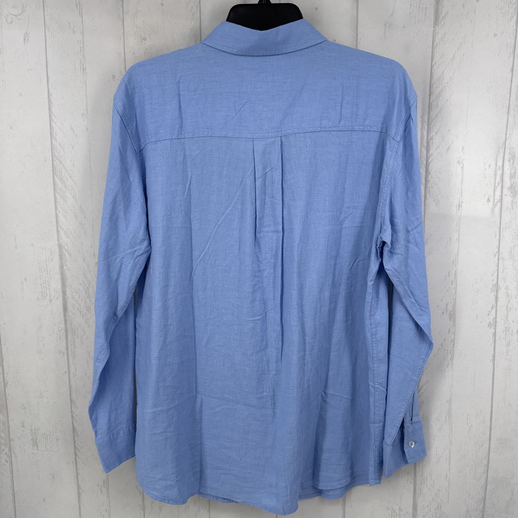 R70 M button down l/s top