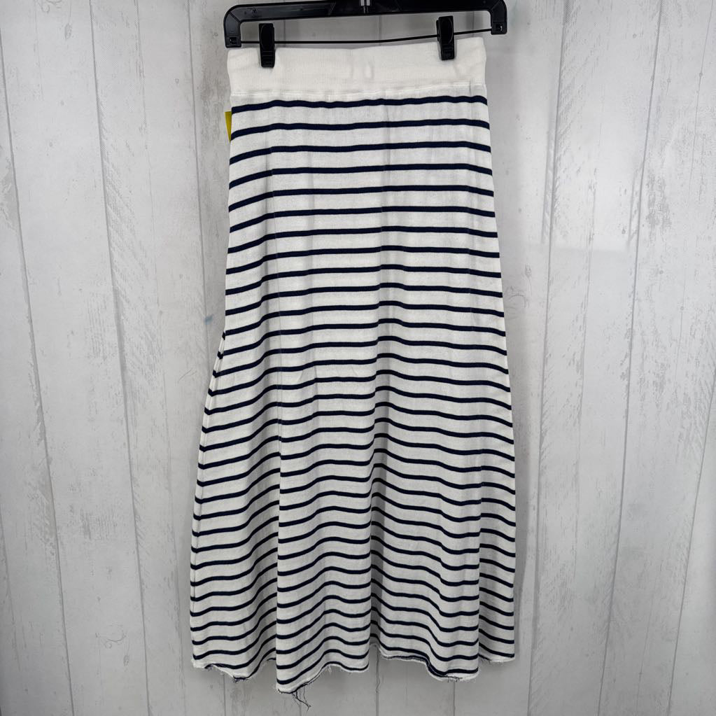 XS striped pull-on skirt