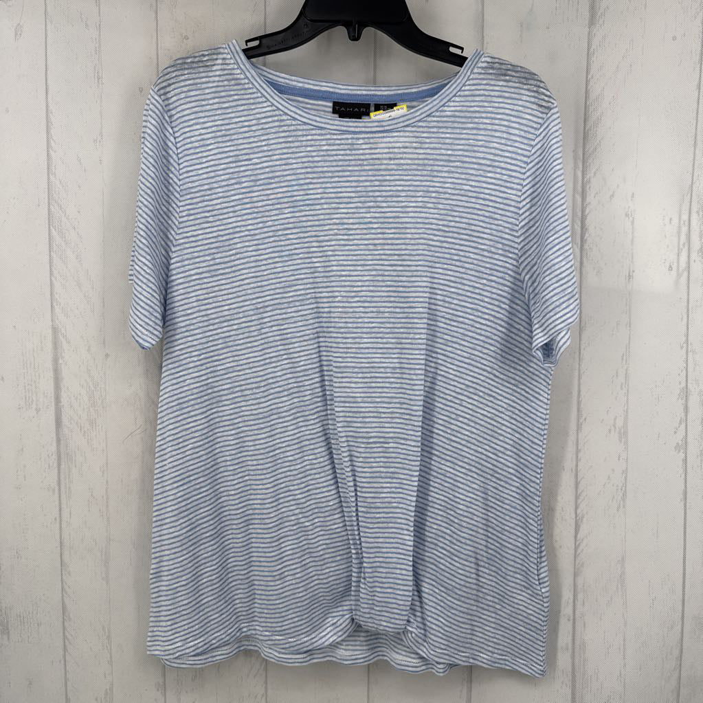XRL linen striped s/s tee