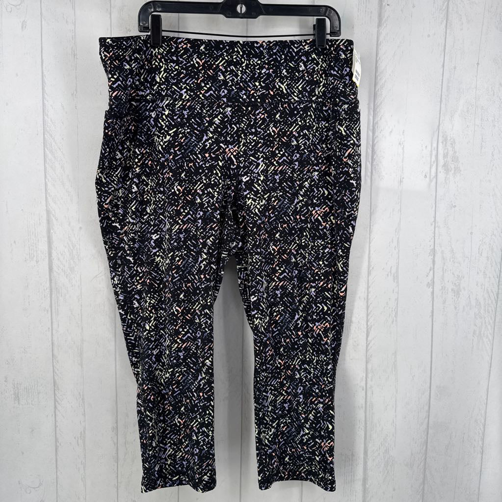 22/24 printed crop leggings