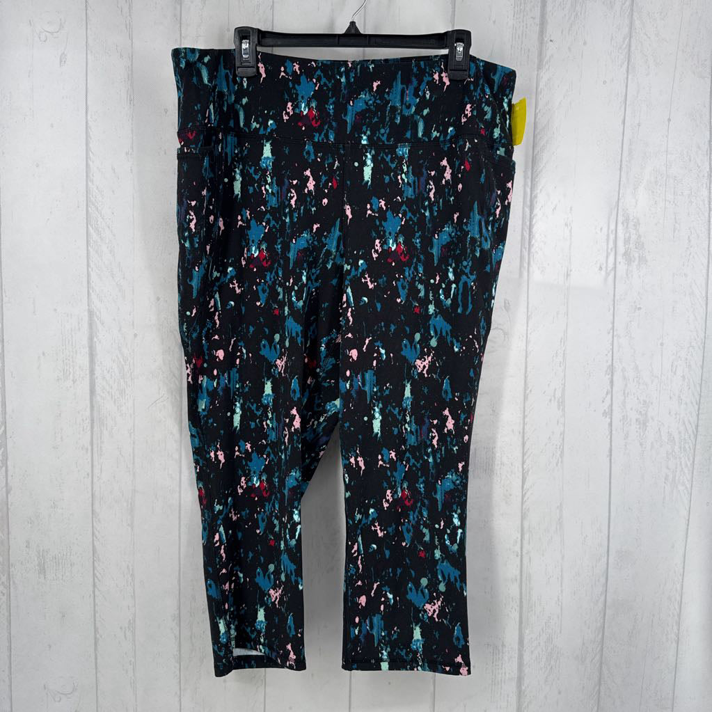 22/24 printed crop leggings