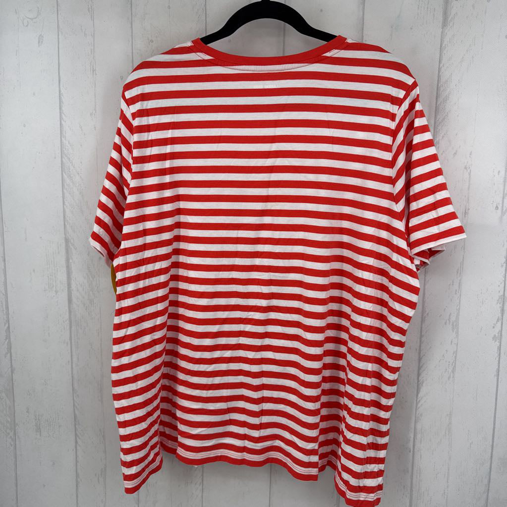 2X striped s/s tee
