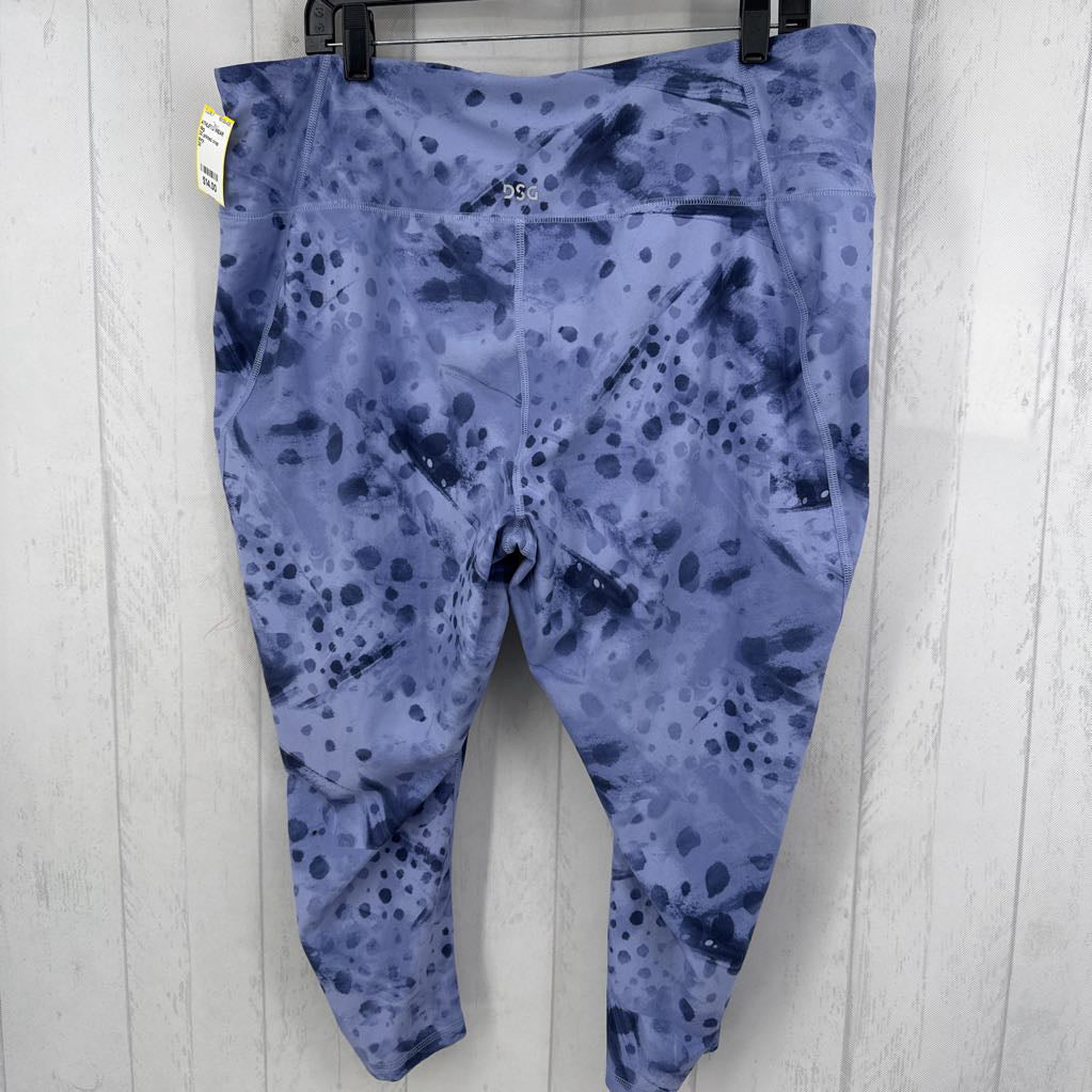2X printed crop legging