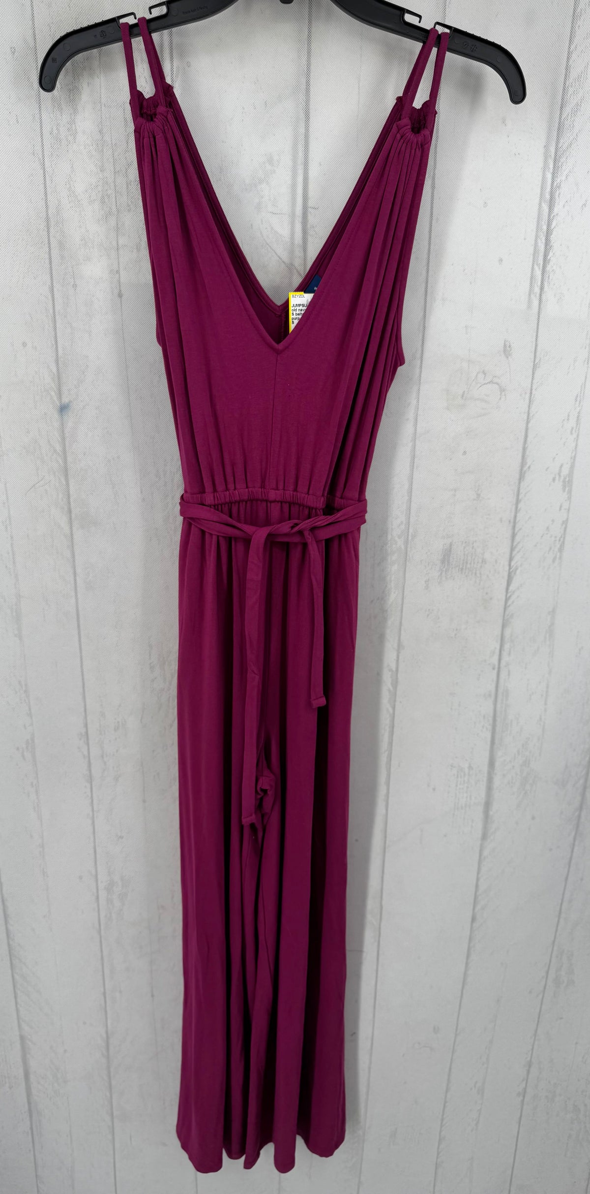 S belted slvls jumpsuit