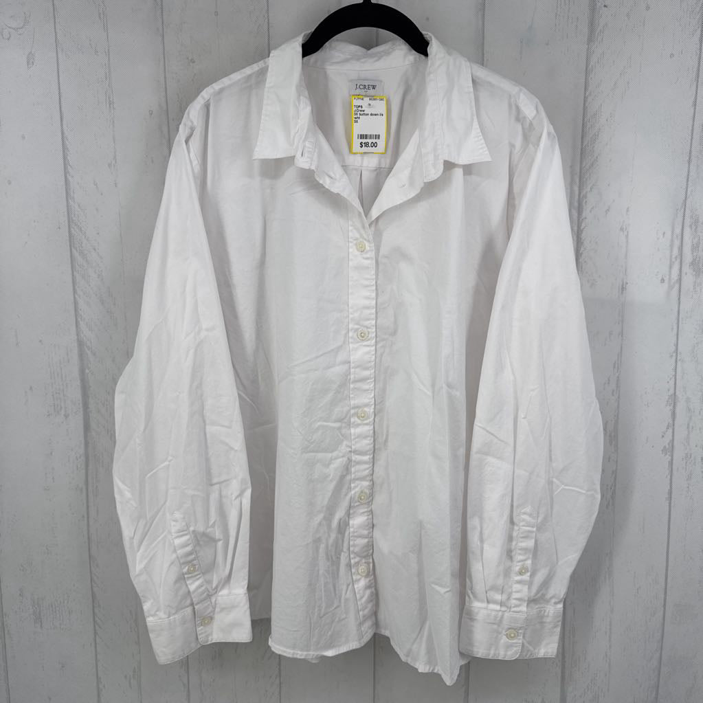 3X button down l/s top