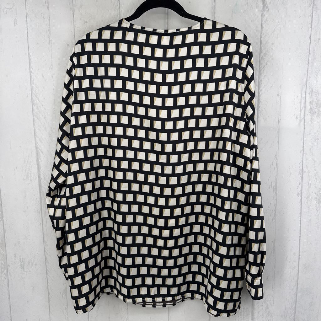 R231 16 checkered l/s top