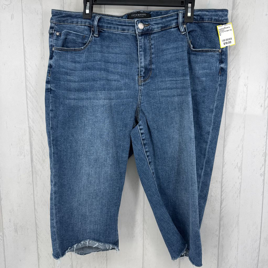 18 crop straight leg jean