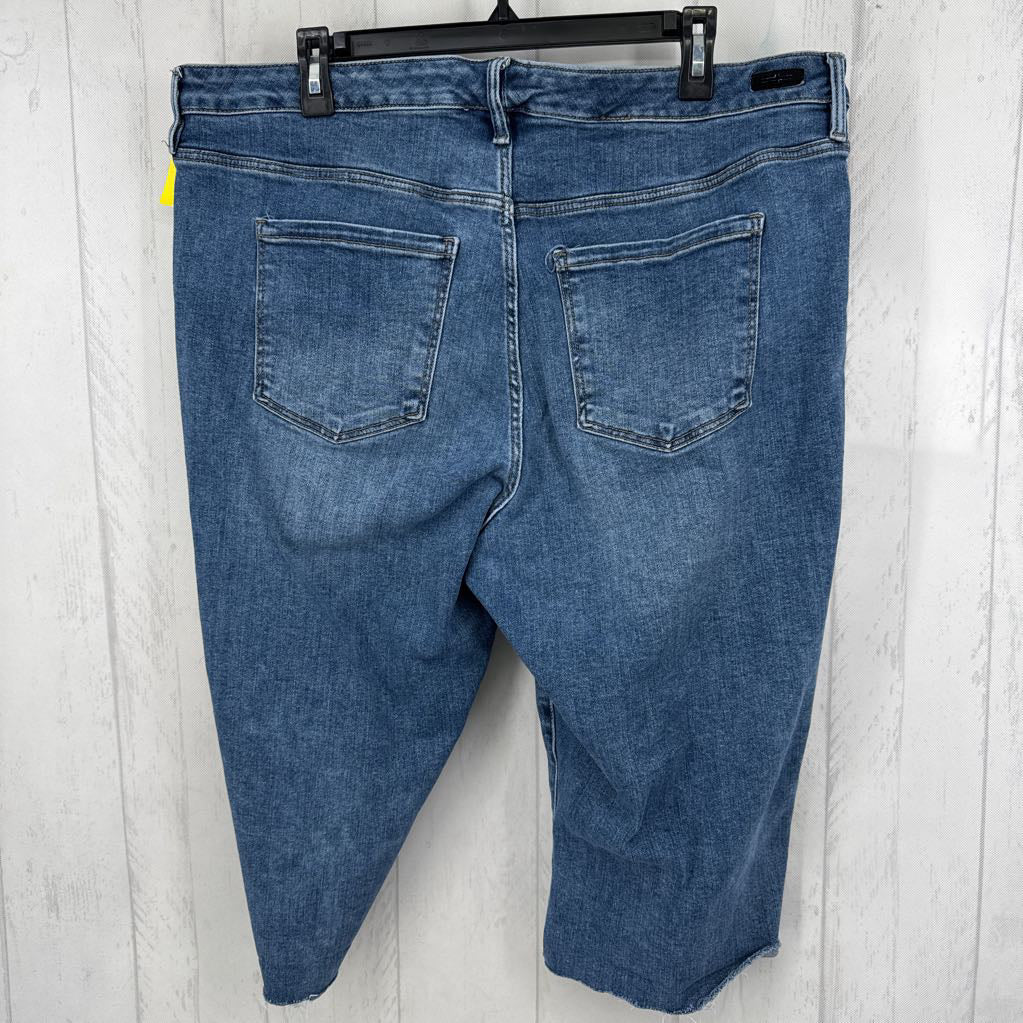 18 crop straight leg jean