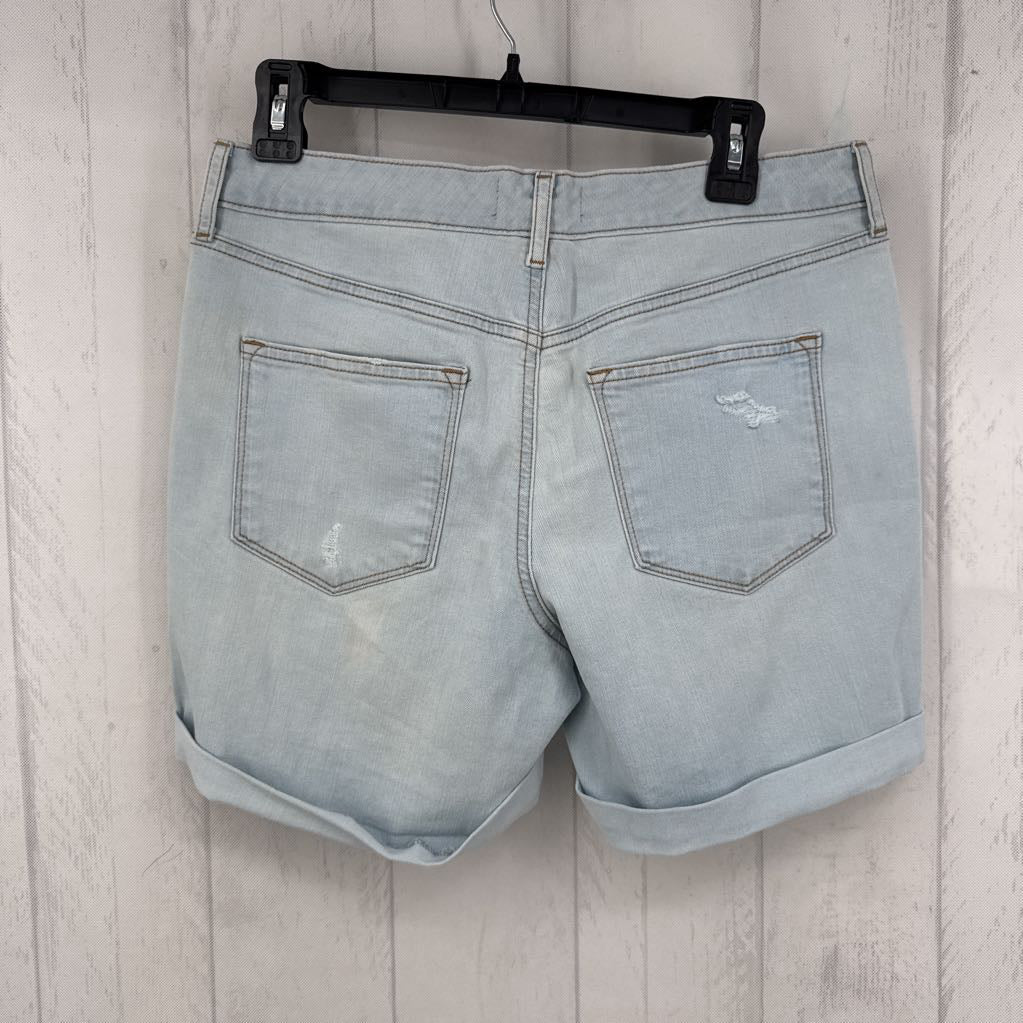 10 cuffed hem jean shorts
