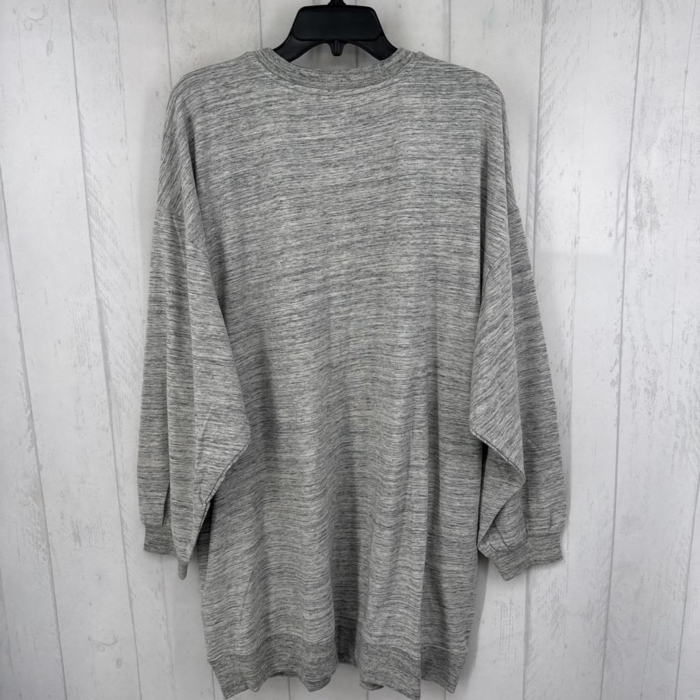 XL marled graphic l/s pullover